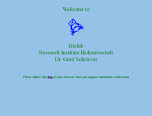 Tablet Screenshot of biolab.com